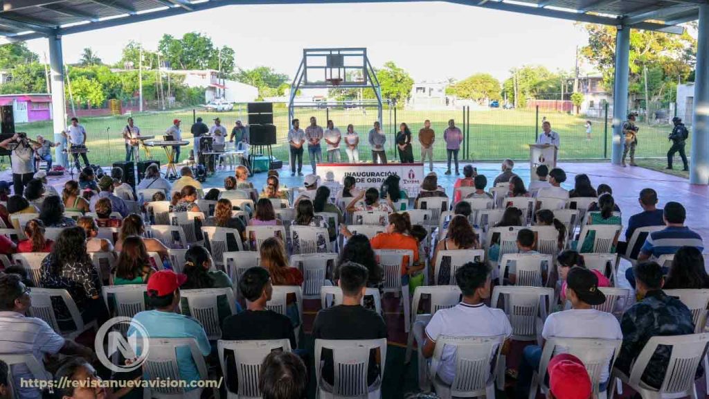 Inauguración de Cancha y Espacios Multideportivos en La Victoria-La Peñita: Compromiso con el Bienestar y Desarrollo de Tuxpan